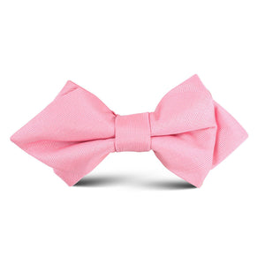 Pastel Pink Kids Diamond Bow Tie