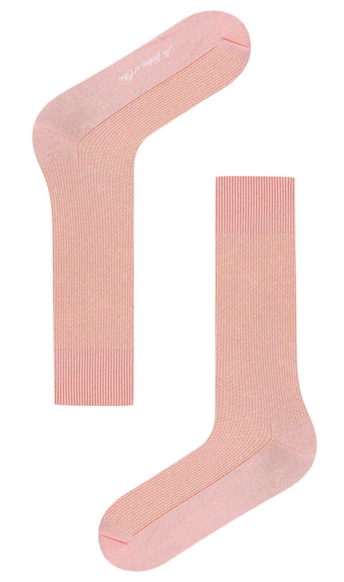 Peach Textured Socks