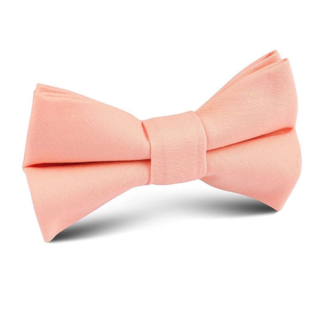 Peach Cotton Kids Bow Tie