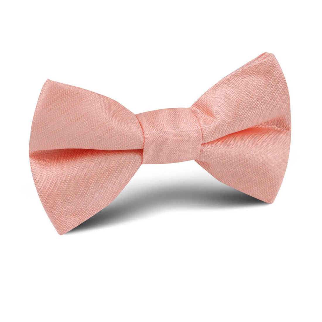 Peach Grain Kids Bow Tie