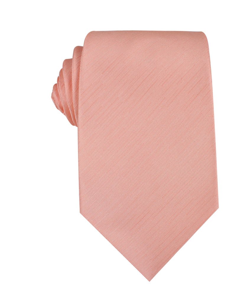 Peach Grain Necktie