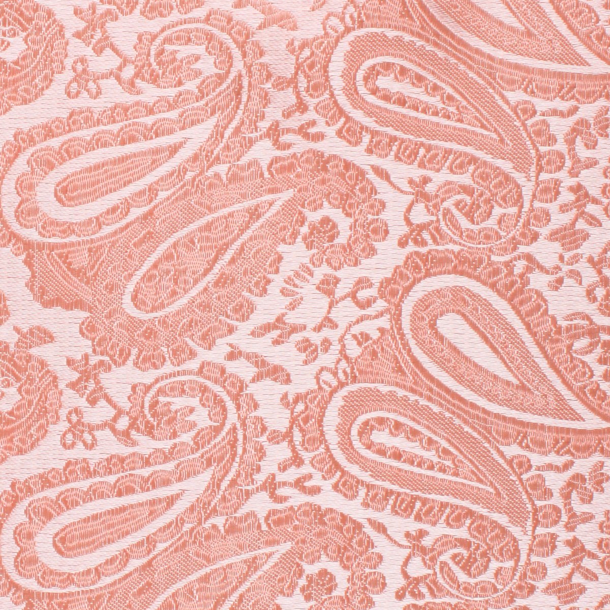 Peach Paisley Bow Tie Fabric