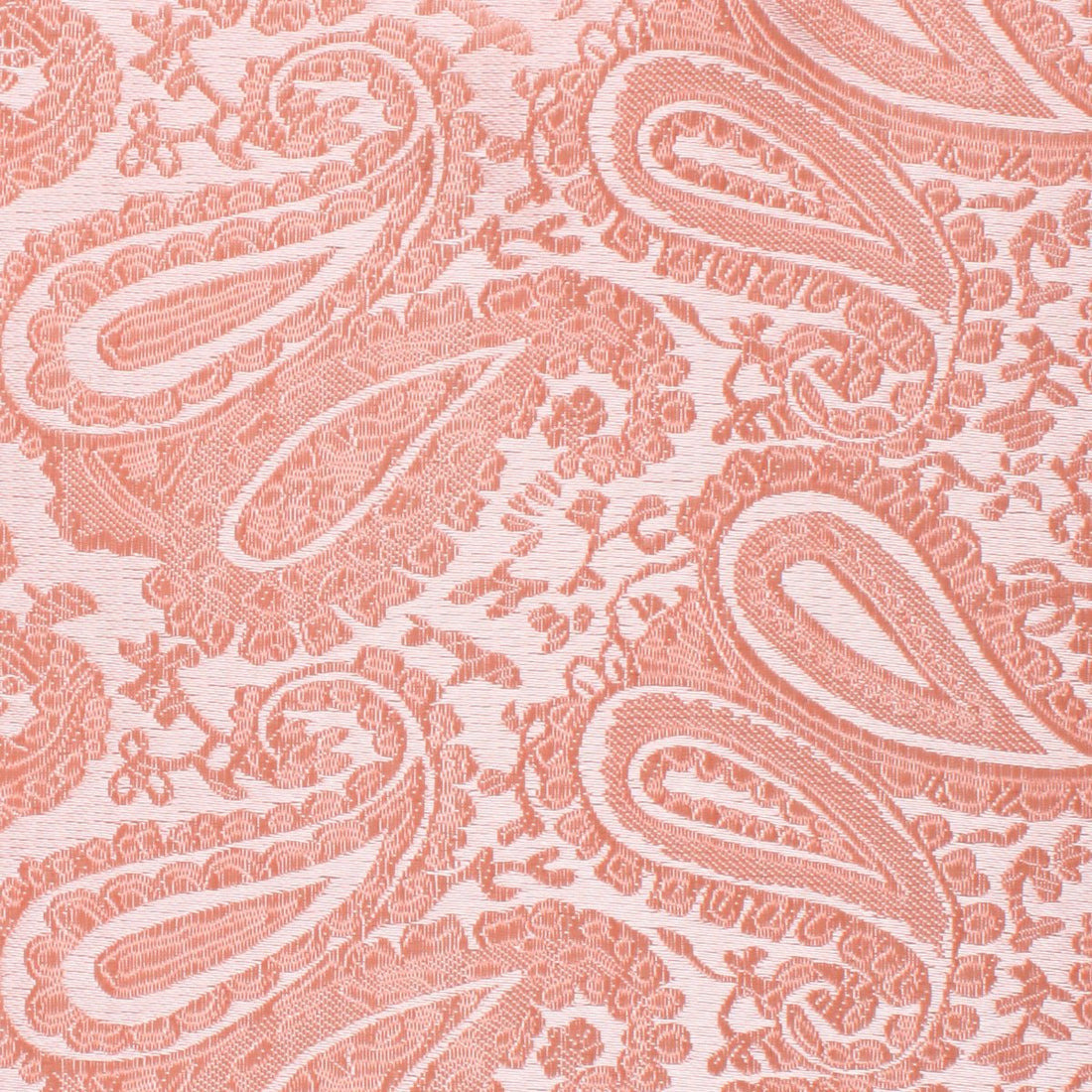 Peach Paisley Kids Bow Tie Fabric