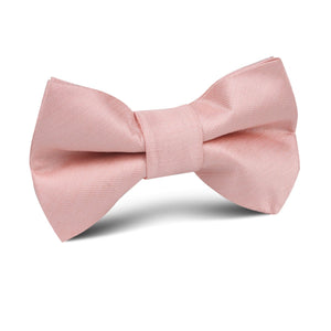 Peach Slub Kids Bow Tie