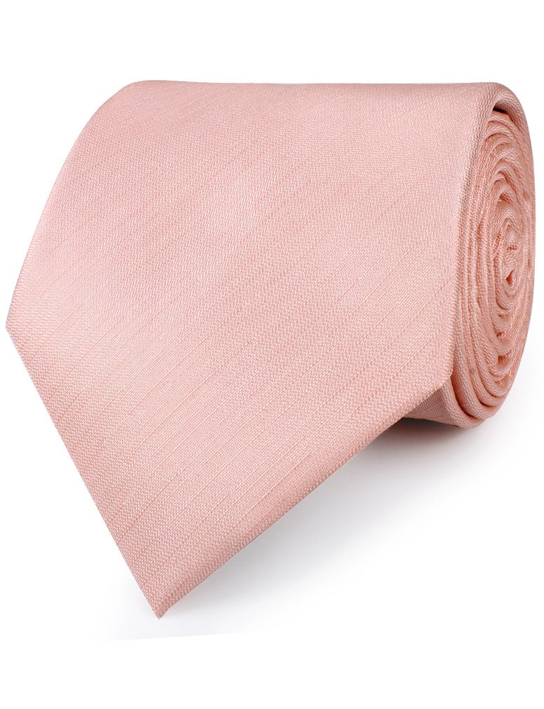 Peach Slub Neckties