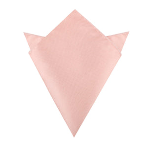 Peach Slub Pocket Square