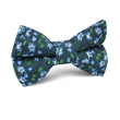 Periwinkle Floral Kids Bow Tie