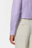 Perry Purple Gingham Twill Non-Iron Shirt