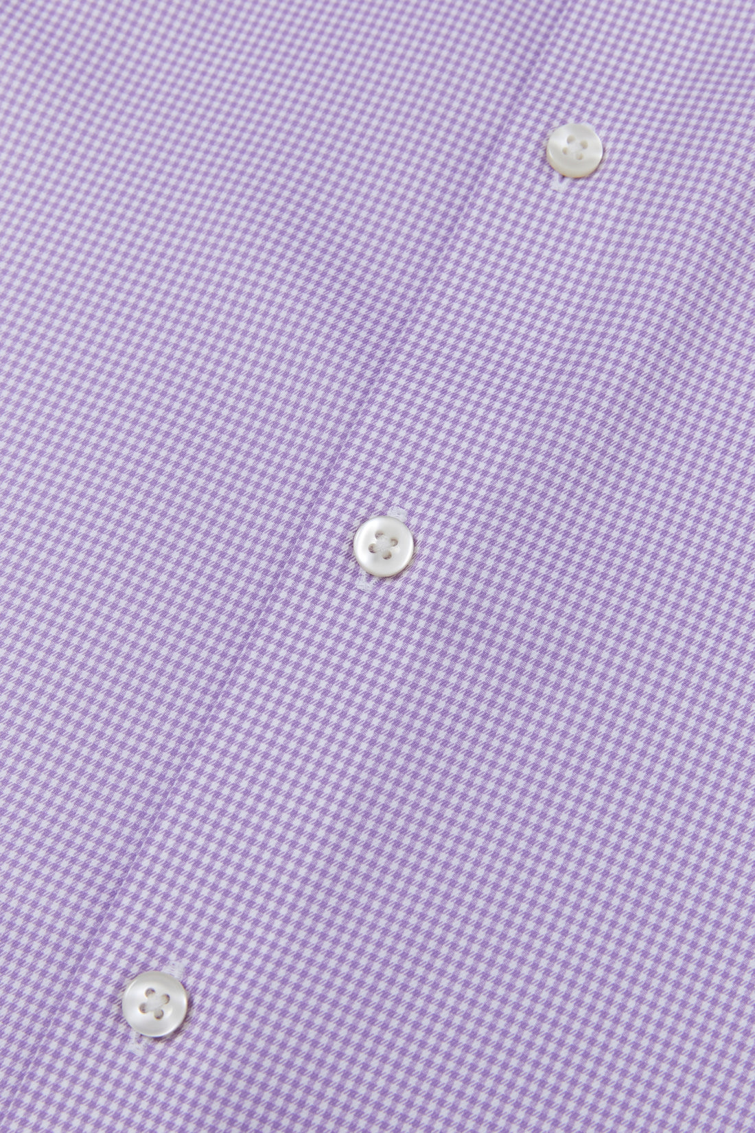 Perry Purple Gingham Twill Non-Iron Shirt