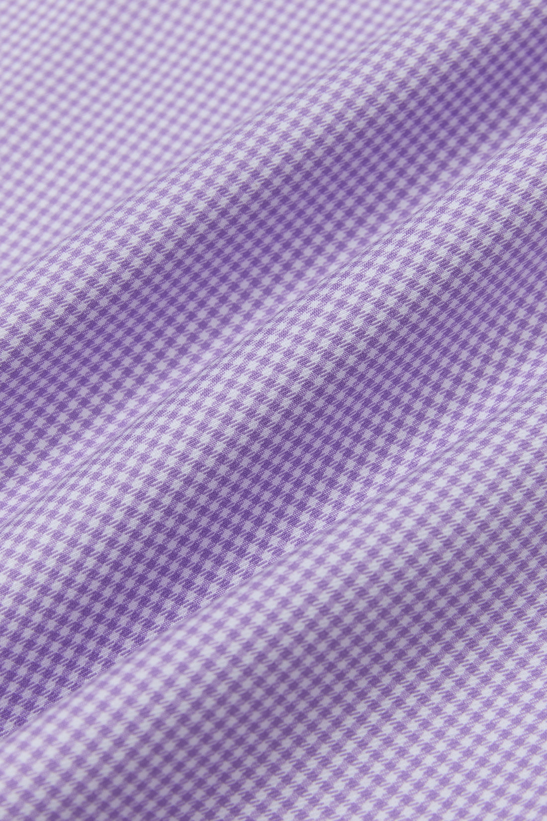 Perry Purple Gingham Twill Non-Iron Shirt