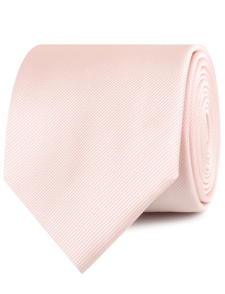 Petal Pink Twill Neckties