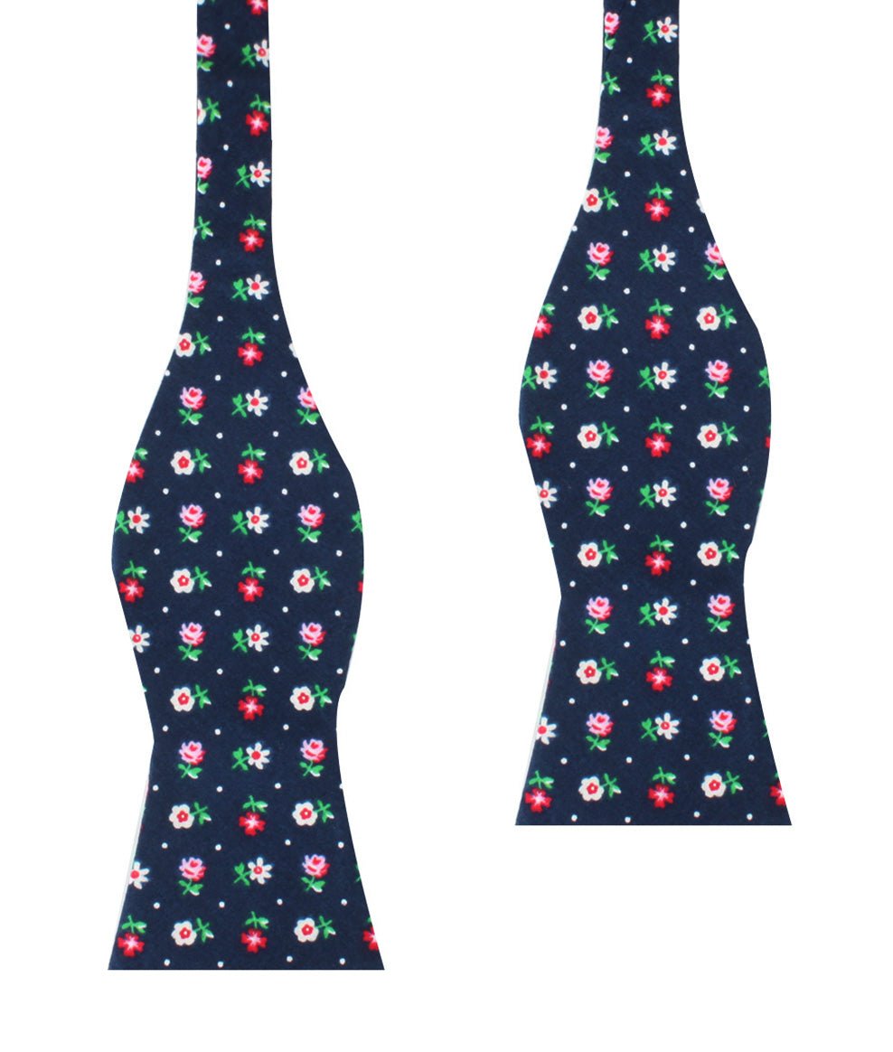 Philadelphia Floral Self Bow Tie