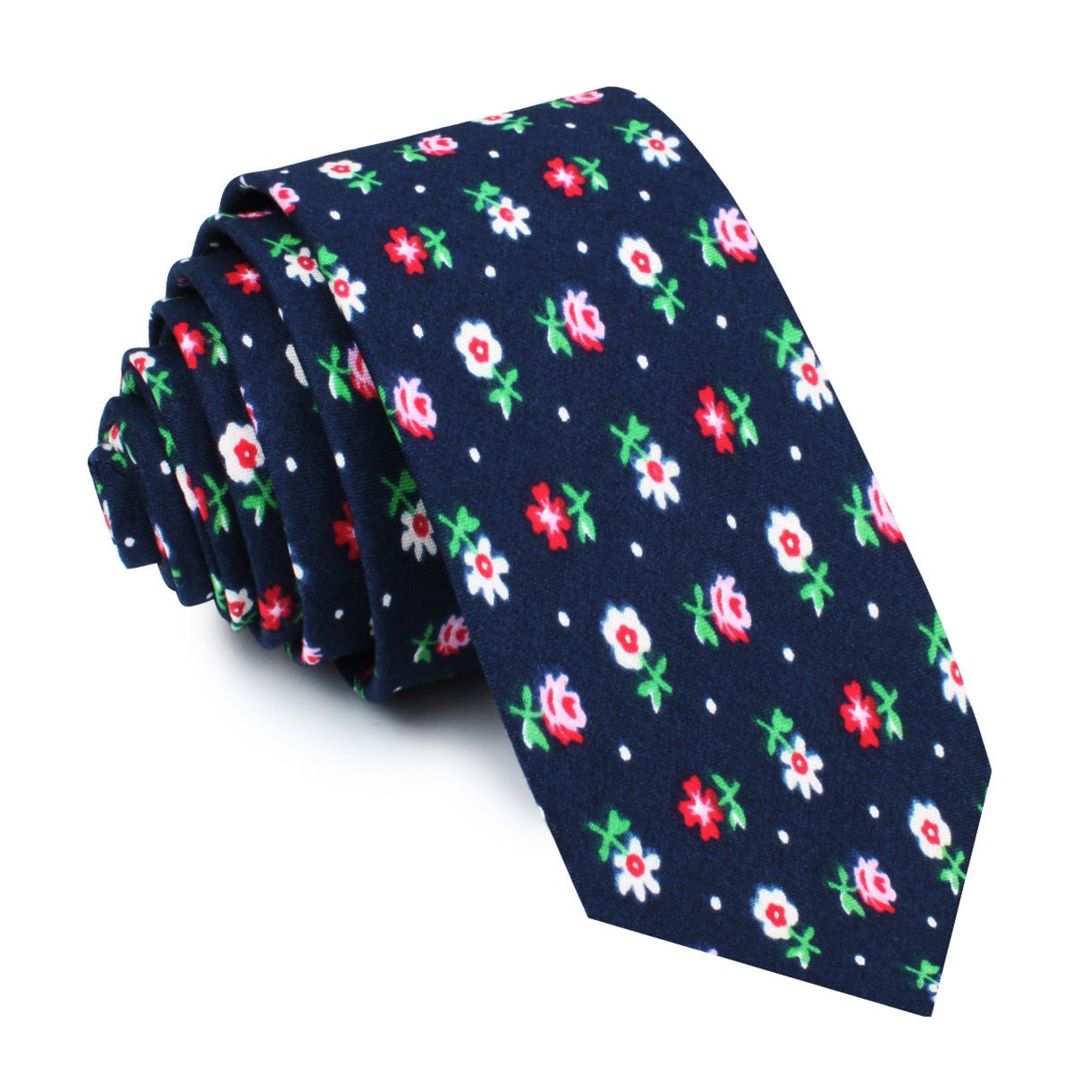 Philadelphia Floral Skinny Tie