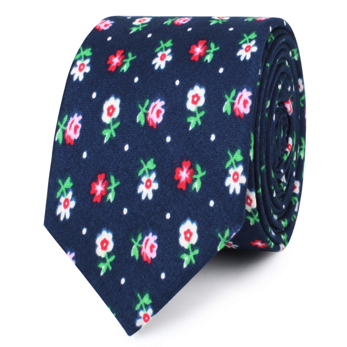 Philadelphia Floral Skinny Ties