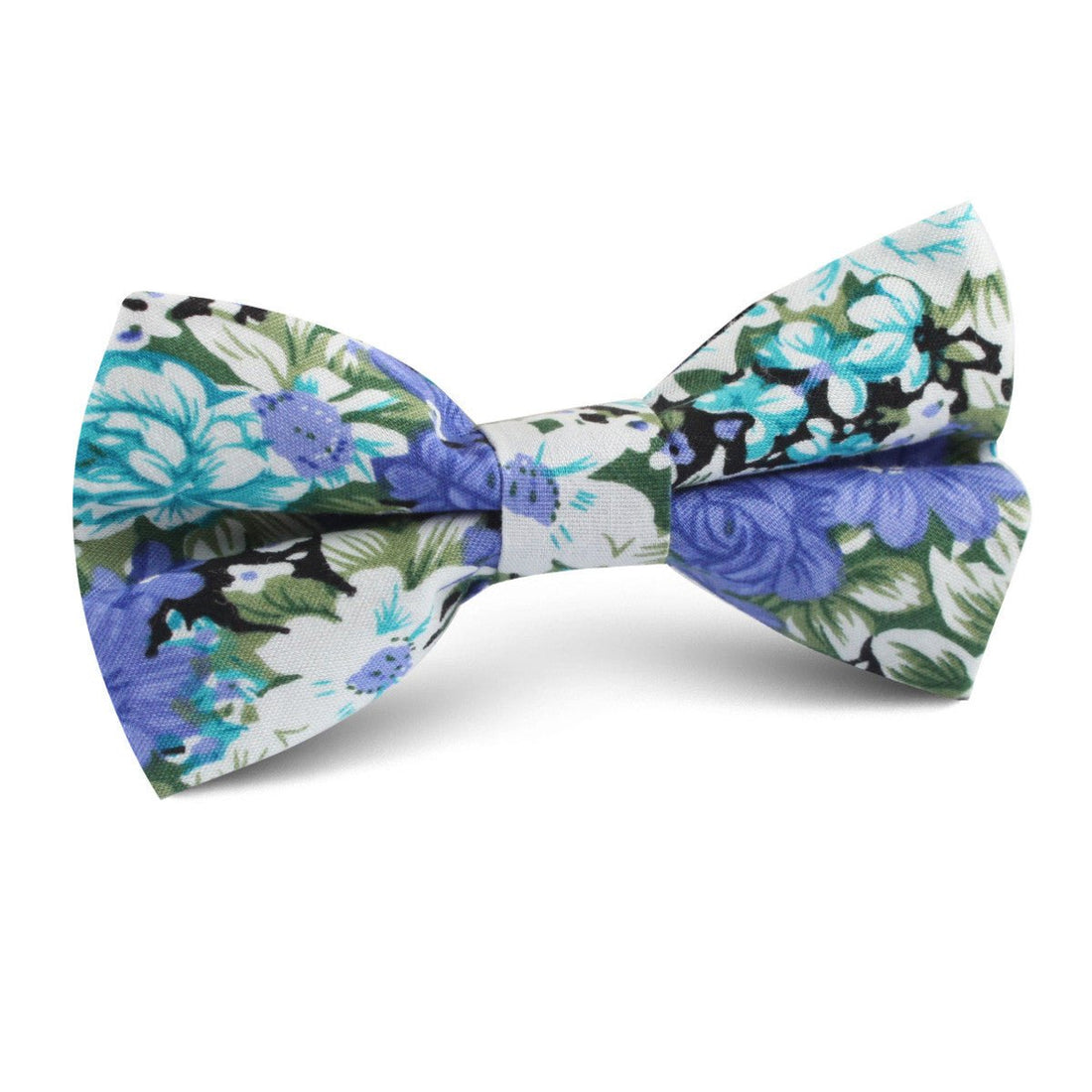 Pianosa Purple Floral Kids Bow Tie