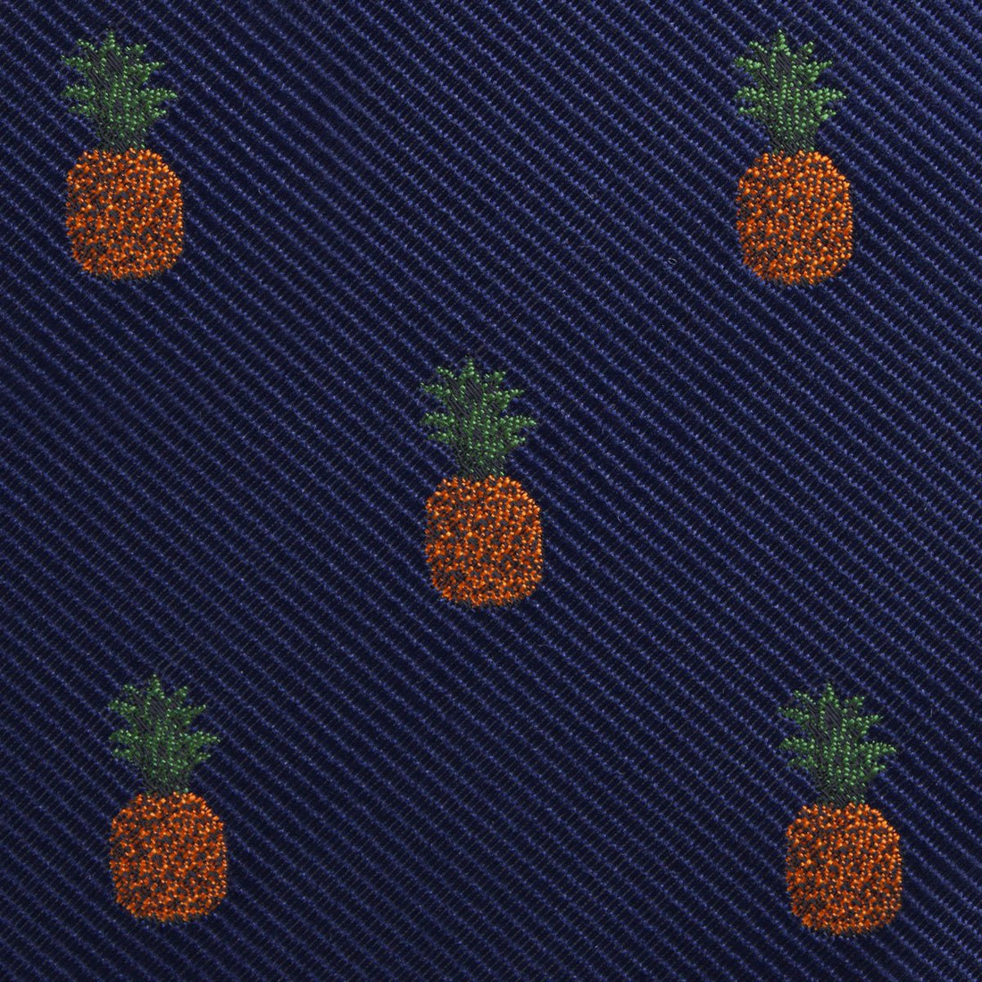 Pineapple Fabric Self Diamond Bowtie