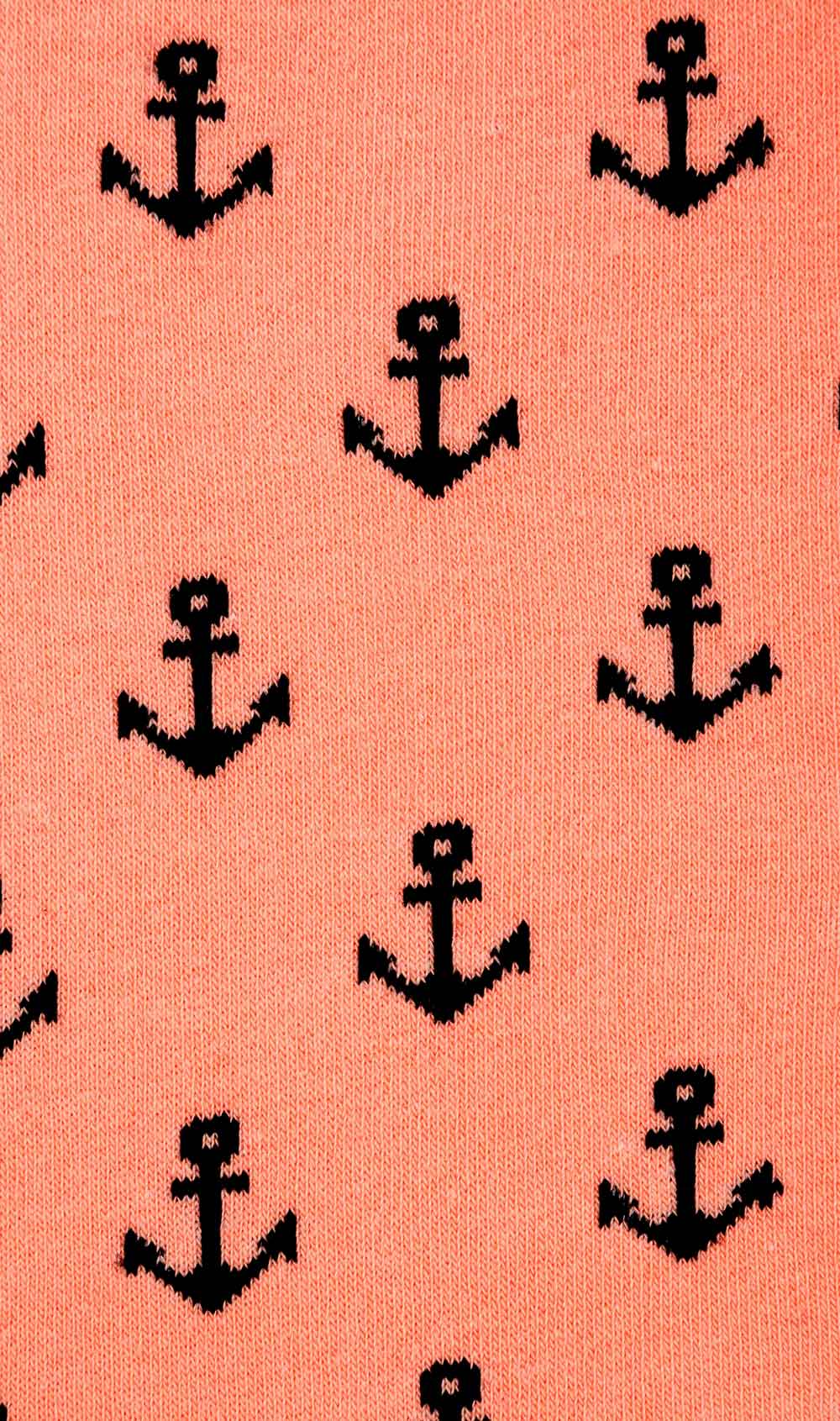 Pink Anchor Socks Fabric