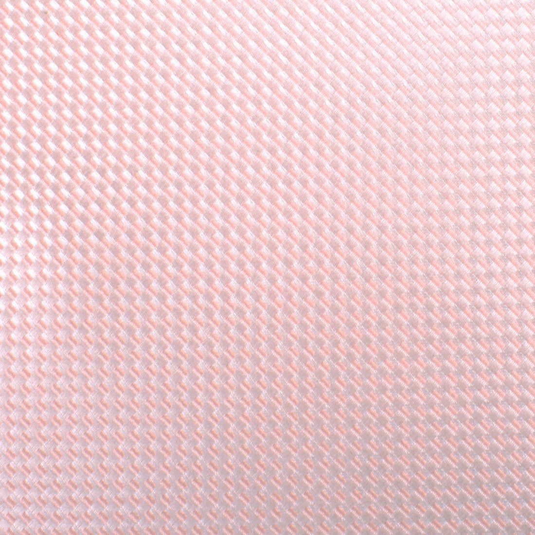 Pink Basket Weave Checkered Pocket Square Fabric