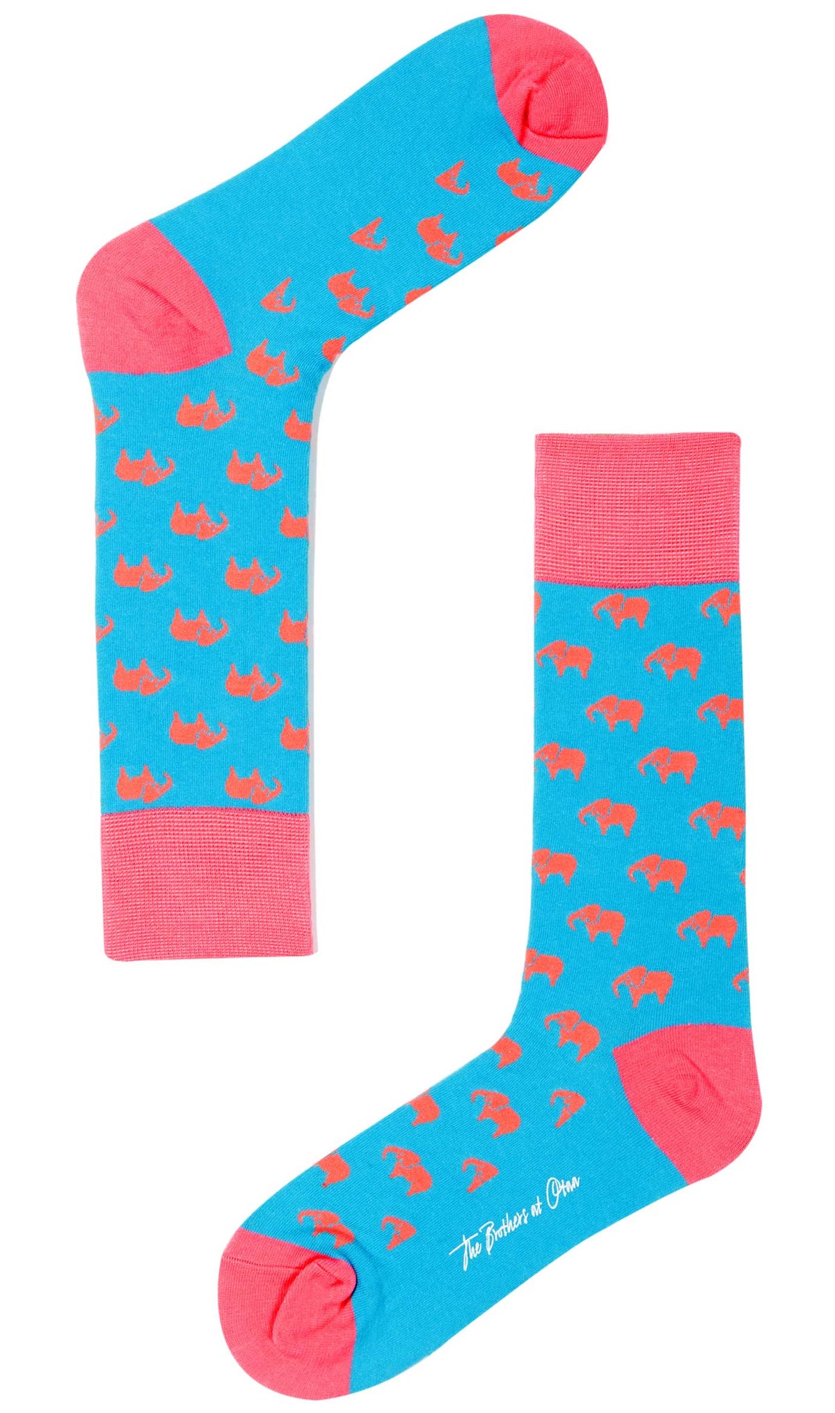 Pink Elephant Socks