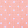 Pink Panther Polkadot Fabric Self Bowtie