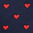 Pixel Love Heart Bow Tie Fabric