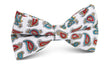 Ponte Vecchio White Paisley Bow Tie