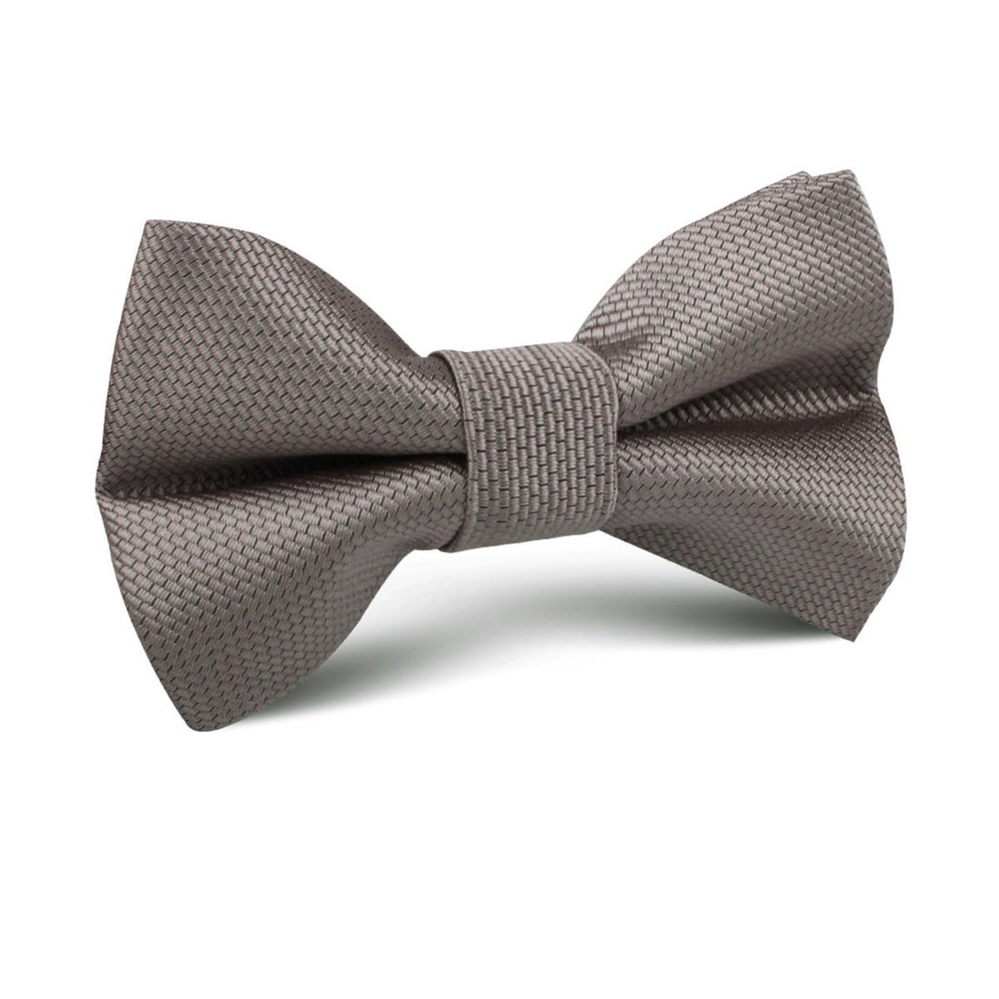 Portobello Beige Weave Kids Bow Tie