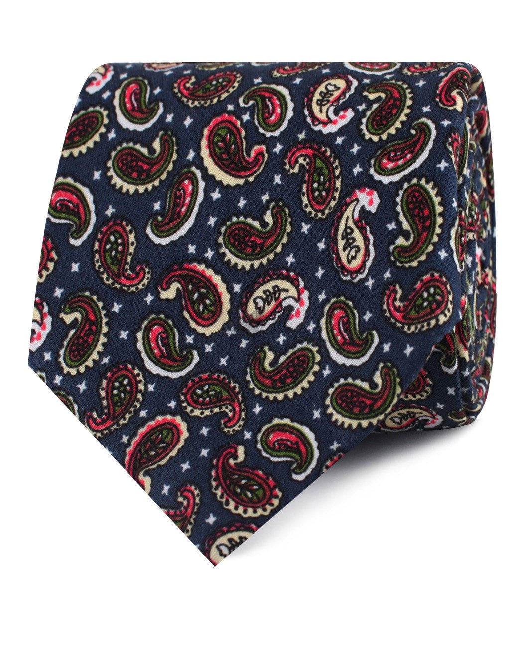 Prague Paisley Blue Floral Necktie