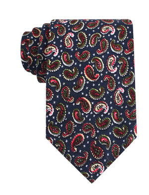 Prague Paisley Blue Floral Tie