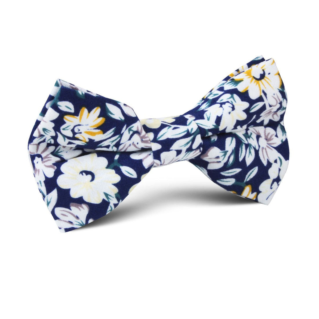 Puerto Rico White Flower Kids Bow Tie