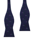 Purple Grapes Self Bow Tie