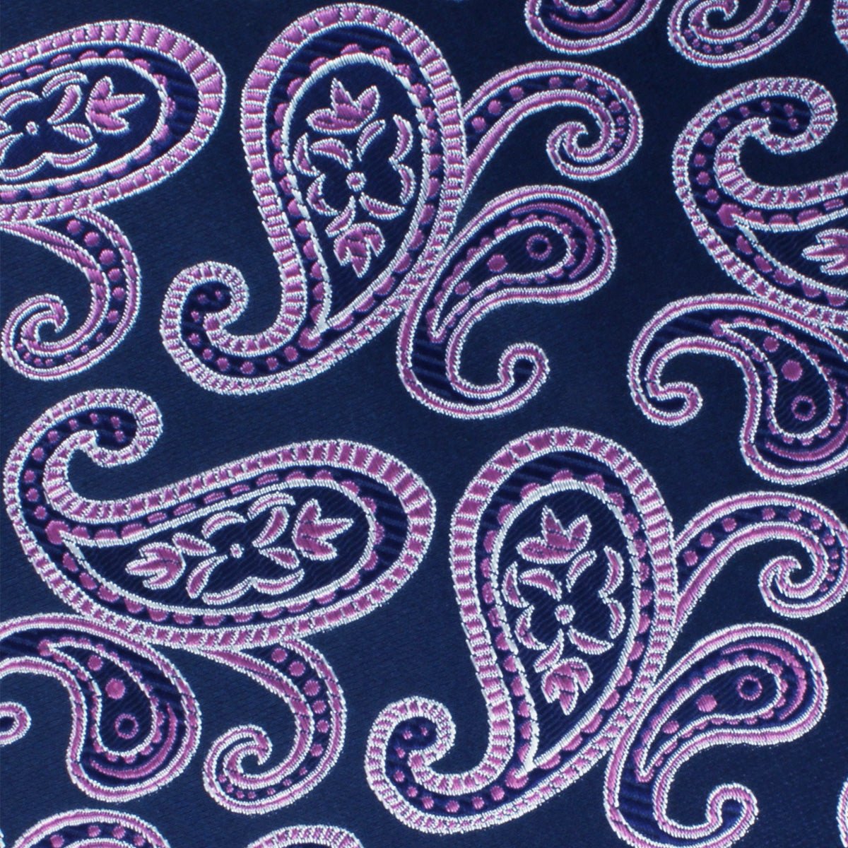 Qajar Dynasty Purple Paisley Kids Bow Tie Fabric