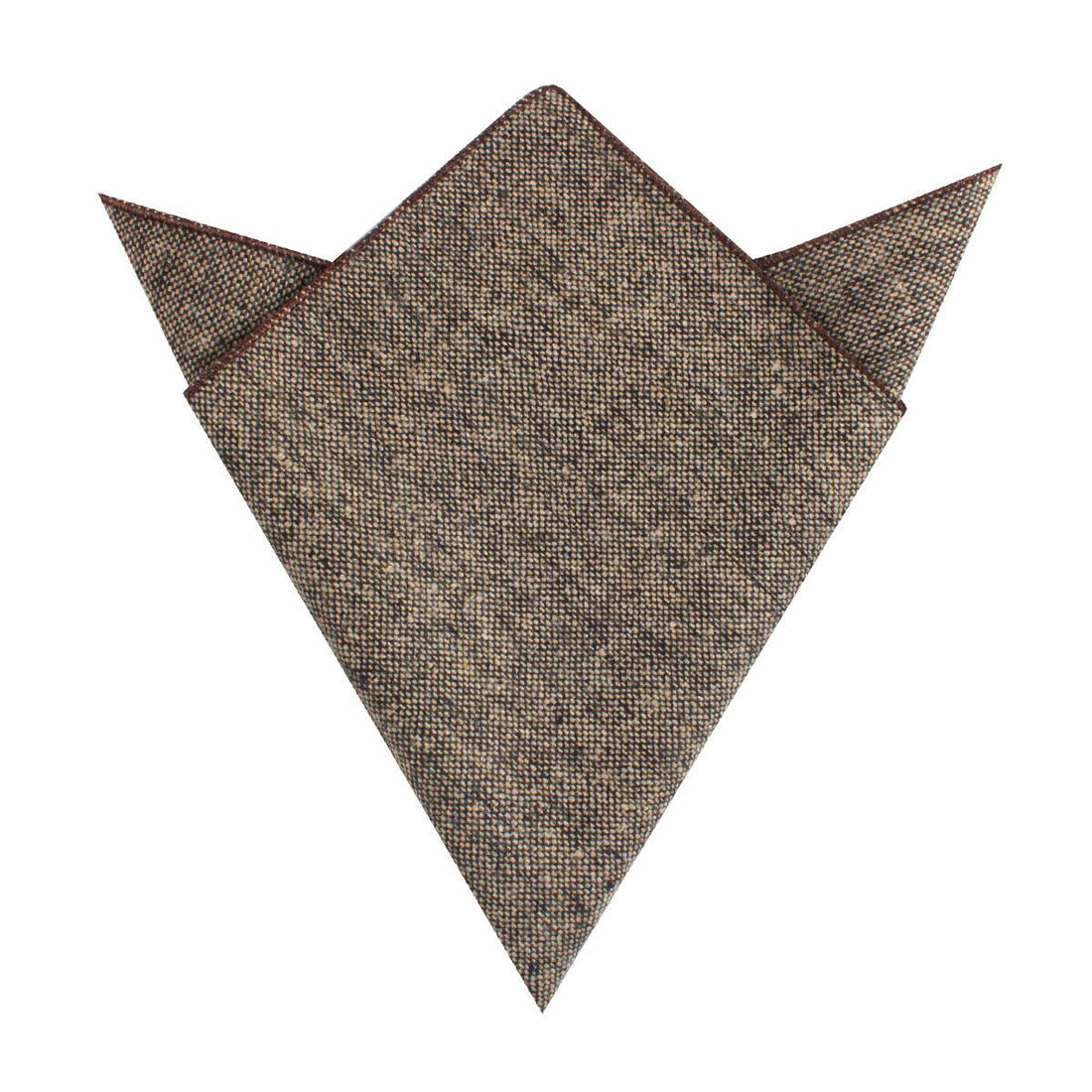 Raw Cocoa Sharkskin Pocket Square