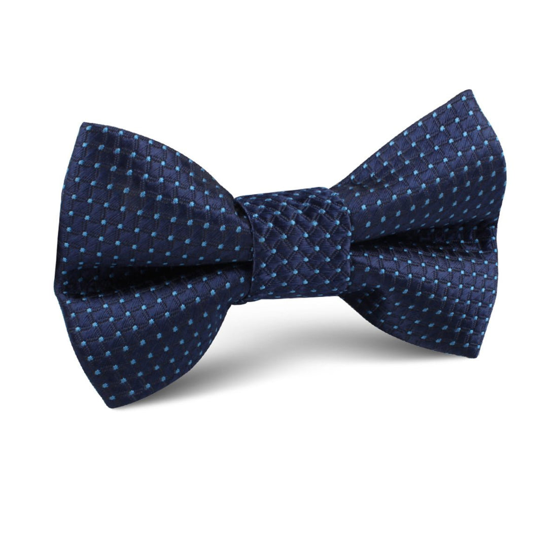 Kroc Blue Pin Dot Kids Bow Tie