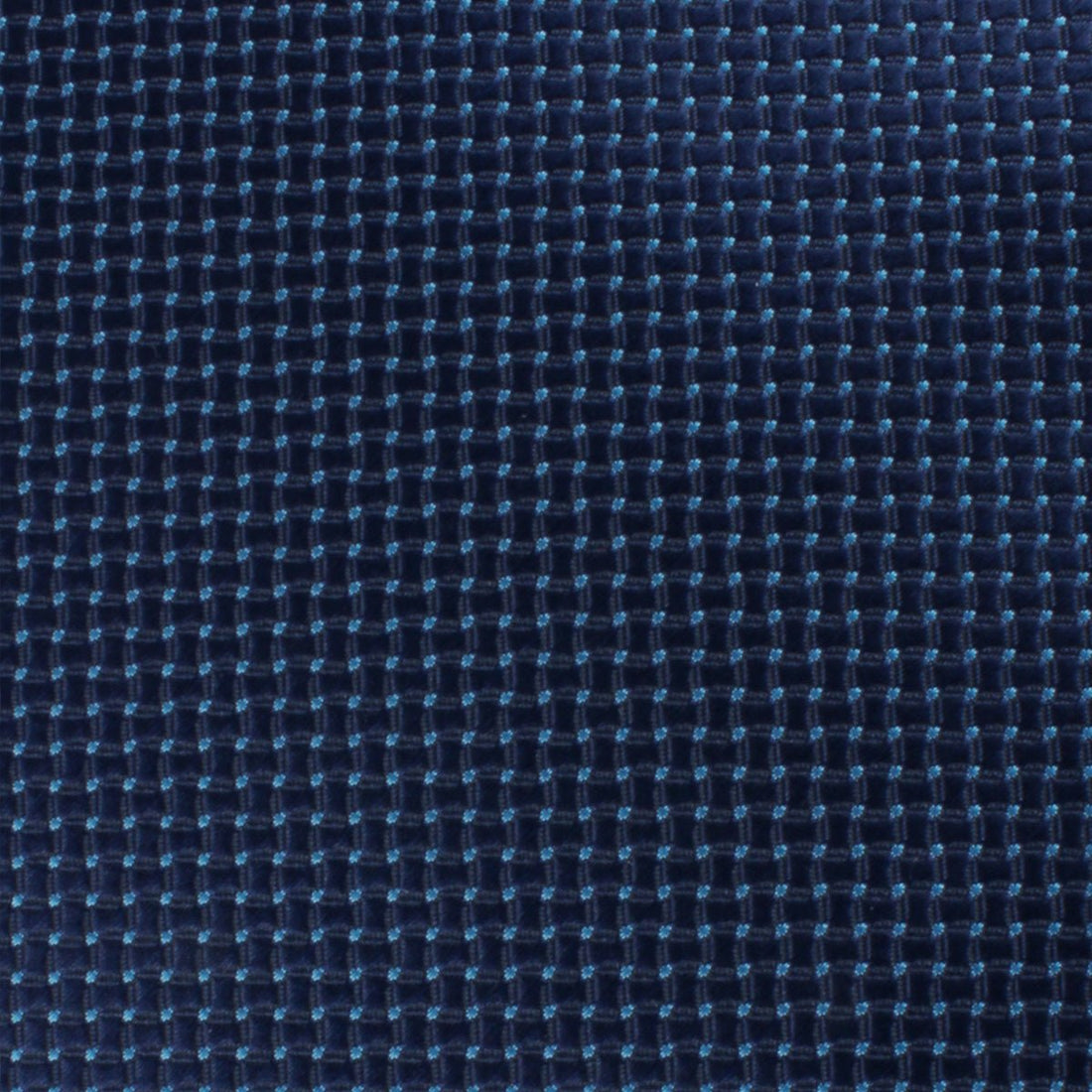 Kroc Blue Pin Dot Self Bow Tie Fabric