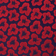 Red Poppy Floral Self Bow Tie Fabric