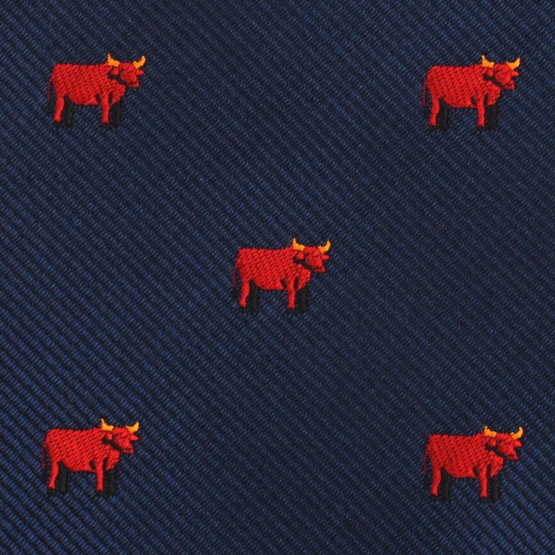 Red Bull Self Bow Tie Fabric