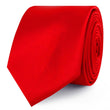 Red Cherry Satin Skinny Ties