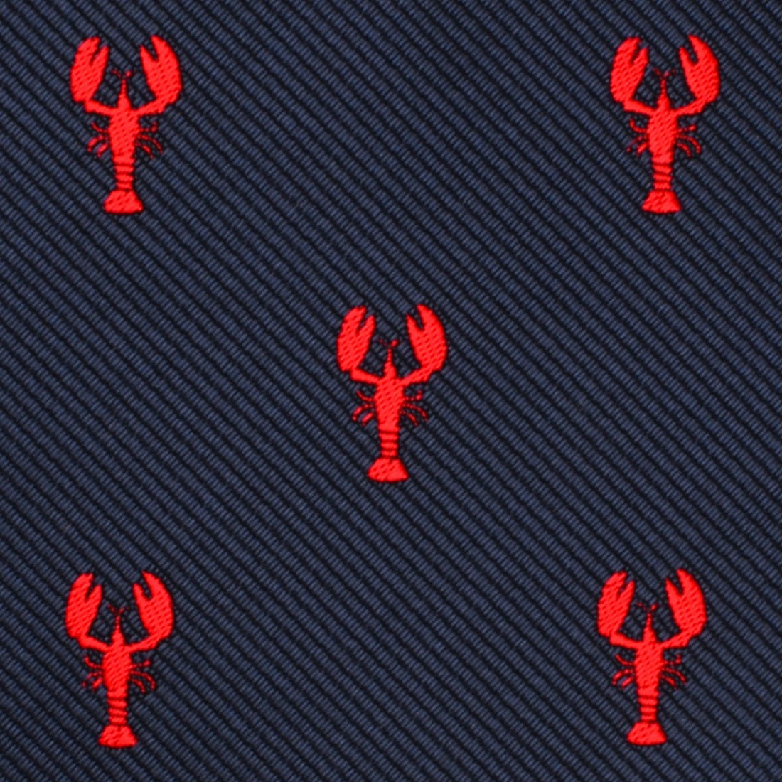 Red Lobster Necktie Fabric