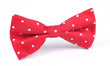 Red with White Polka Dots Bow Tie