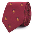 Reindeer Pixel Skinny Ties