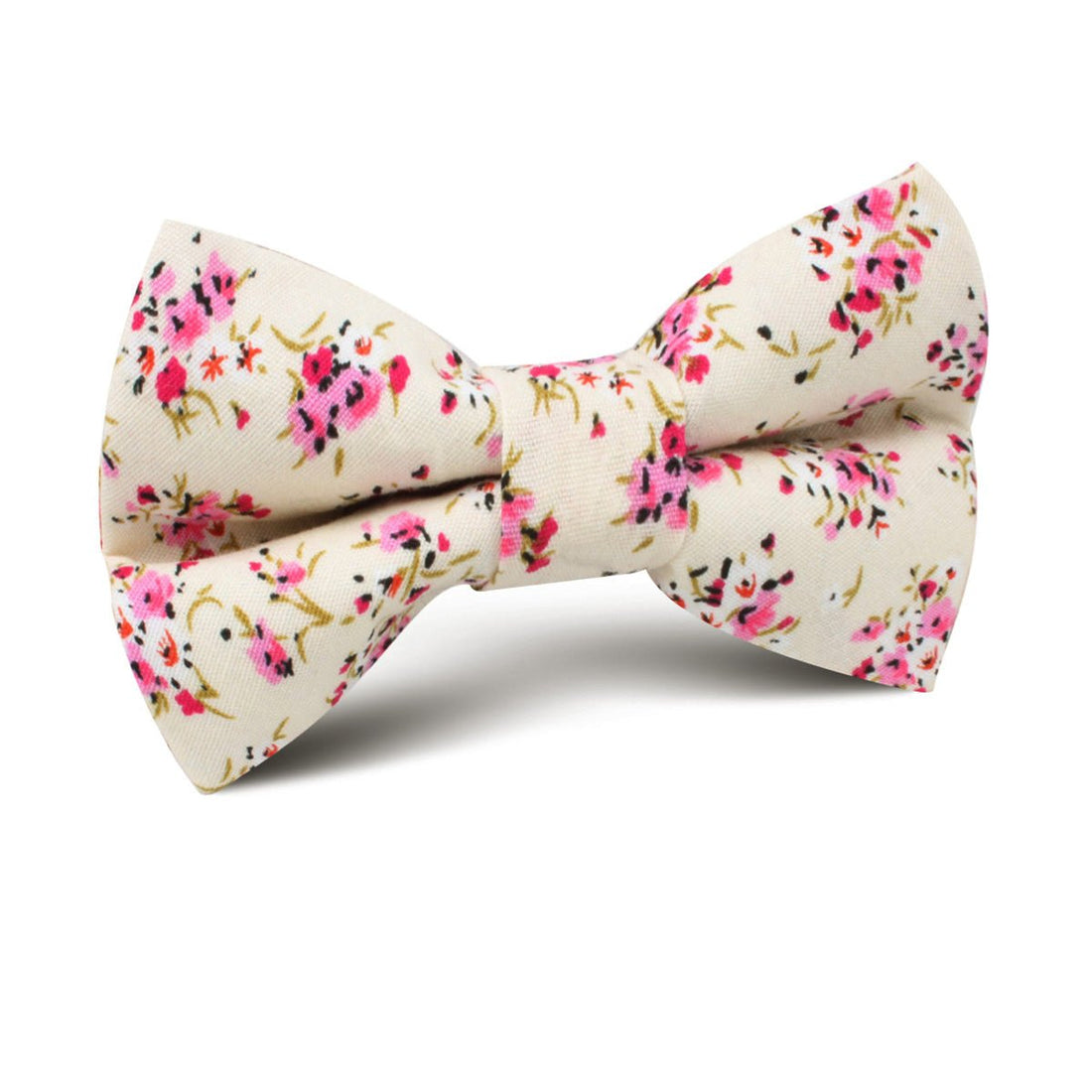 Río Pink Rose Floral Kids Bow Tie