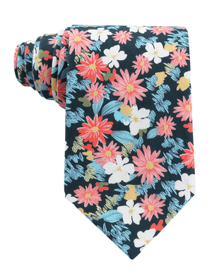 Rio Carnival Floral Tie