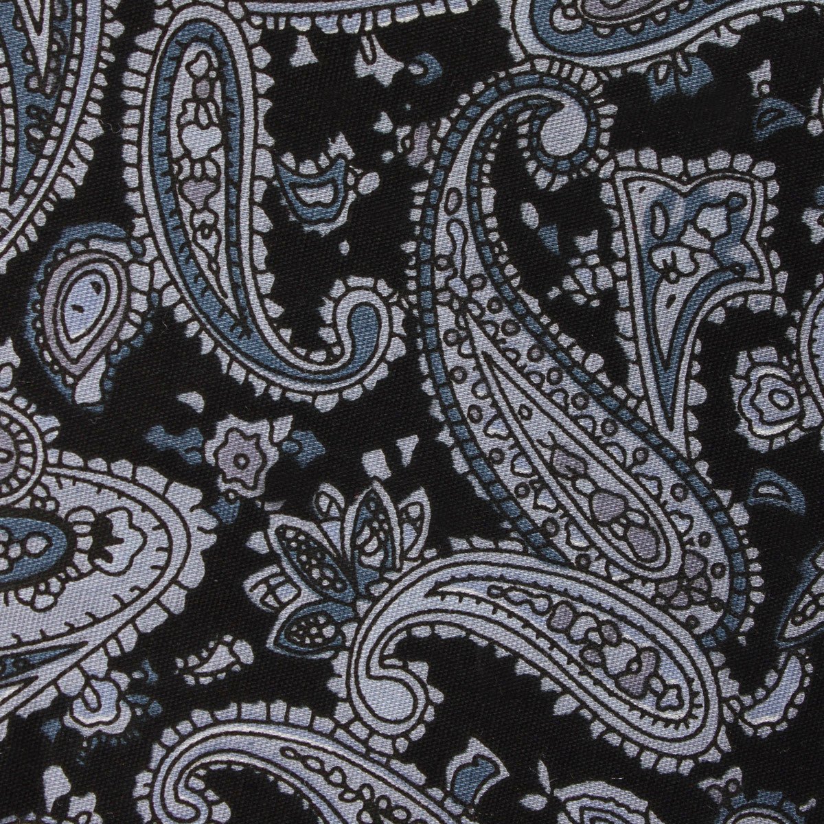 Ross Archipelago Black Paisley Fabric Kids Bowtie