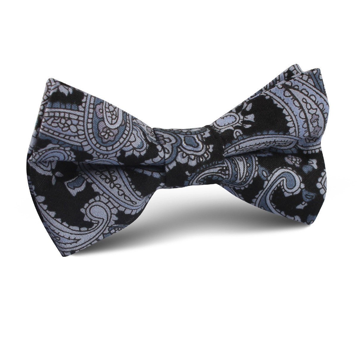 Ross Archipelago Black Paisley Kids Bow Tie