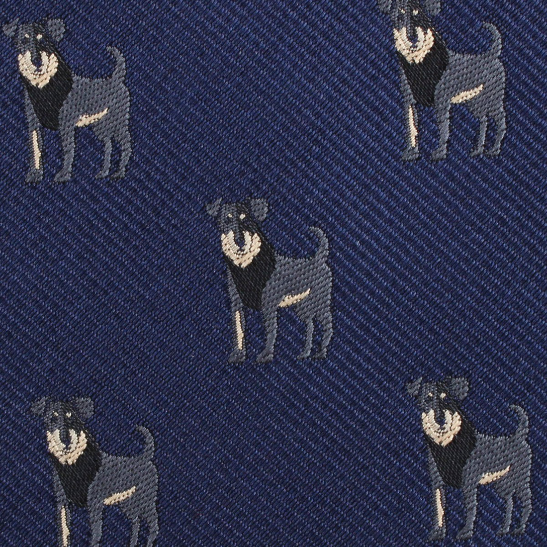 Rottweiler Dog Fabric Kids Bowtie