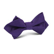 Royal Purple Diamond Bow Tie