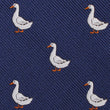 Russian White Goose Fabric Mens Bow Tie