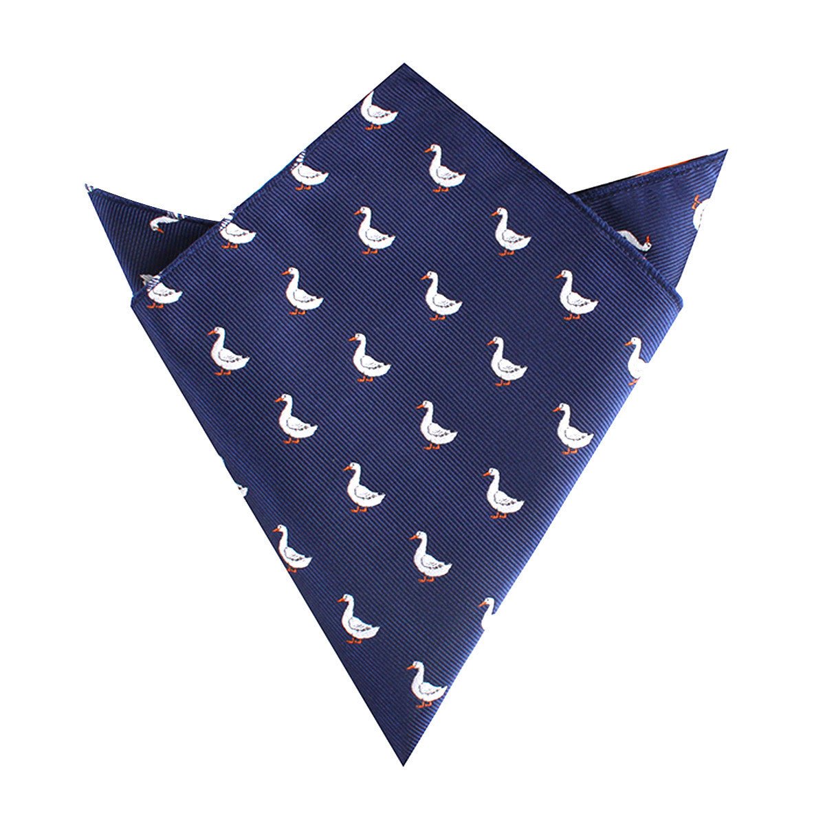 Russian White Goose Pocket Square