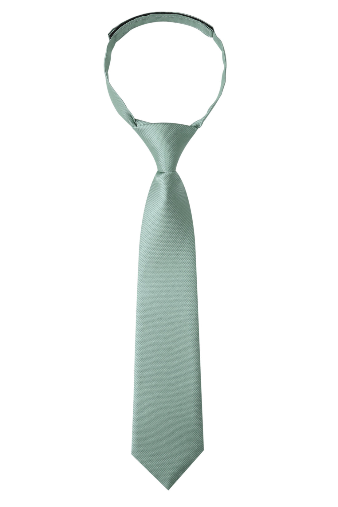 Sage Green Twill Kids Necktie